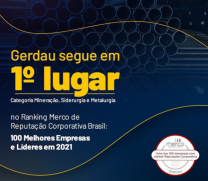 Gerdau segue em primeiro lugar